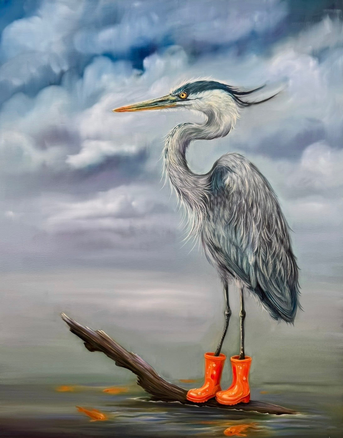 A herons dream - Gallerie Knud Grothe
