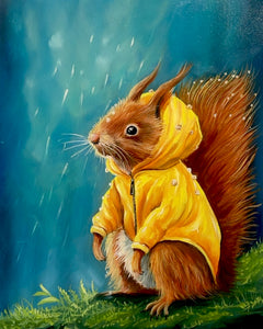 Happily Splashing