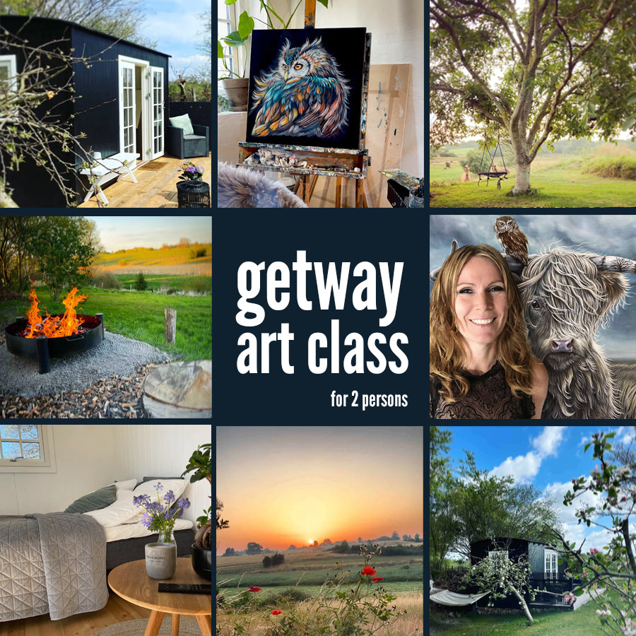 Getaway Art Classes for 2 people - D.12-13 April- Unleash Your Inner Artist